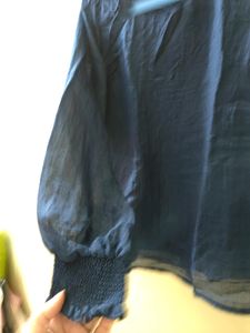 Navy Blue Full Sleeve Top