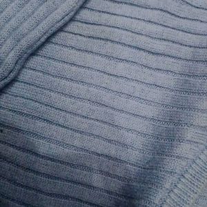 Light Blue Knit Top