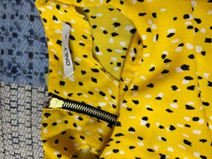 Polka Dot Yellow Top
