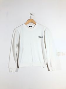White Christmas Sweatshirt With DIY Sequin