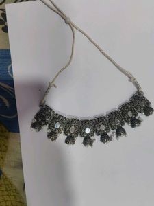 Oxidized Silver Necklace