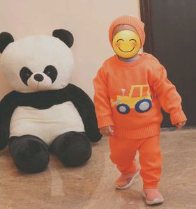Kids Cute Tractor Outfit