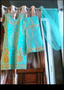 Embroidered Kurta Set