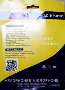 Wired headphones with mic and mouse