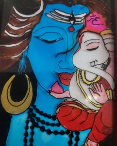 Lord Shiva painting