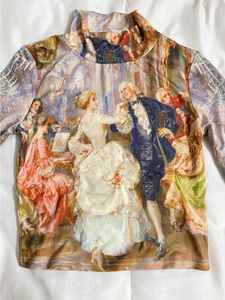 Y2K Aesthetic Urbanic Printed Long Sleeve Top