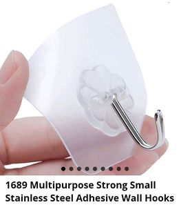 6 PCs Small Sticky Wall Hook