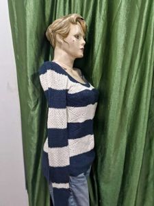 Striped Knit Sweater