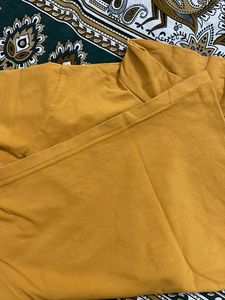 Mustard Turtleneck Top