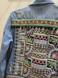 Denim Embroidered Jacket