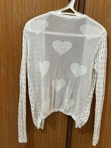 NUON White Heart Cardigan