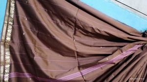 Brown Silk Saree