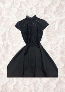 Lacy Black Dress