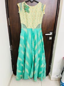 Green Long Frock