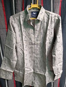 Patterned Long Sleeve Shirt Men