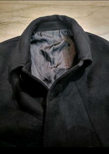 Men&#39;s Black Overcoat