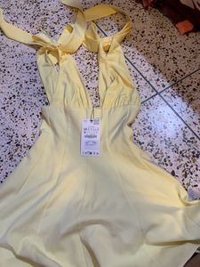 ZARA short Dress With Bows