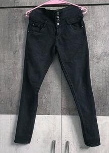 High Waist Black Jeans Girls