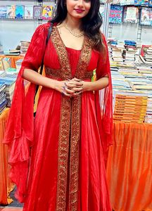 Red Medieval Style Gown