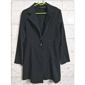 Black Longlline Formal Coat