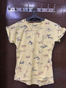 Cute Bow Print Tee