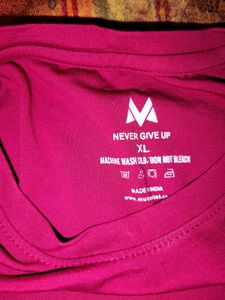 Maroon Active wear T-Shirt
