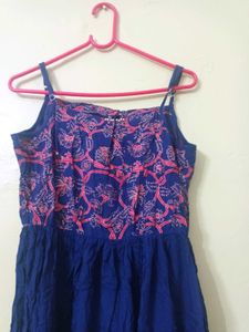 Blue &amp; Pink Print Sundress