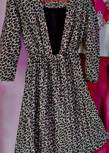 Tiger Print Midi