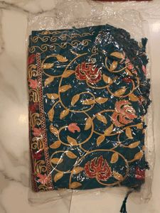 Elegant Floral Shawl Cum Dupatta.