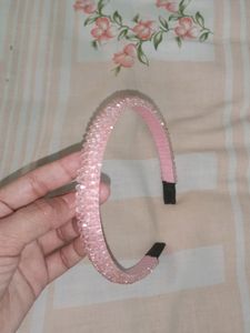 Baby Pink Hair Band For Girls