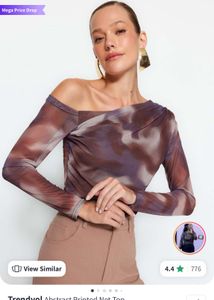 Stylish Sheer Mesh Top