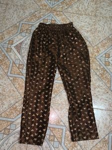 Brown Heart Pattern Dress