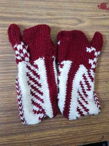 Hand Made Winter Knit socks