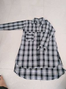 Black and White Plaid Flannel
