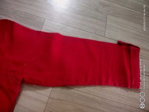 Red Button-Down Shirt