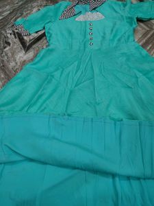 Chanderi Anarkali Dress