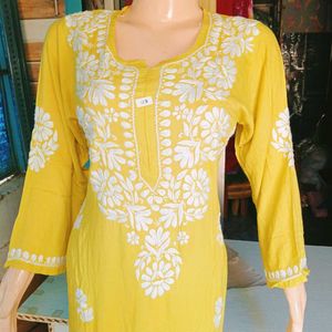 Pure Chikankari Lakhnowi Rayon Plazzo Set