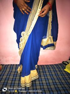 Blue Saree