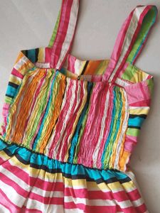 Colorful Striped Dress