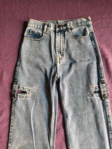 straight Leg Denim Jeans