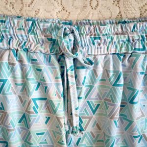 Cute Patterned Lounge Shorts Set