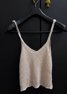 Cute baby pink Knit Tank Top