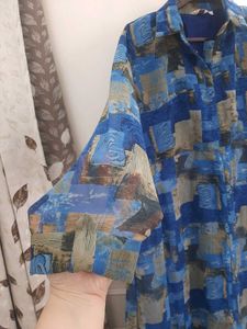 XXXL CHIFFON LONG KURTI