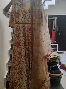 Floral Anarkali Kurta Set