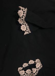 Black embroidered Kurta
