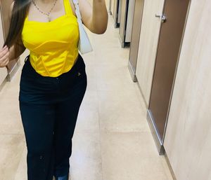 yellow ribbon corset