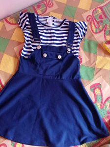 Cute Striped Jumper Dress