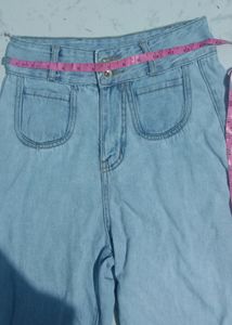 High Waisted Wide Leg Jeans
