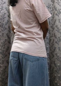 Regular Pink Tshirt With A Small Heart