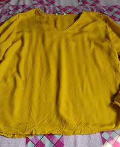 Yellow Bell Sleeve Top